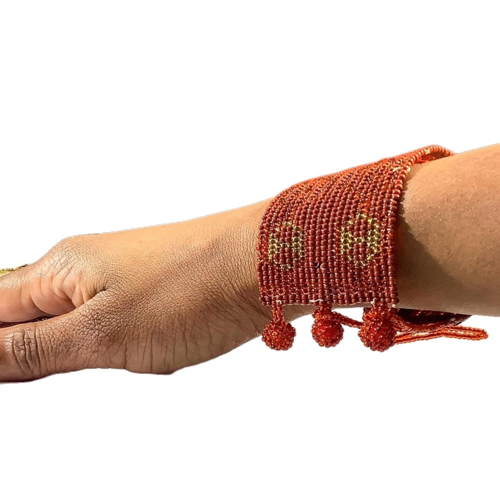 Afrart Beaded Flat Bracelet